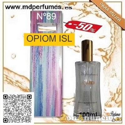 Oferta  Perfume Equivalente mujer OPIOM ISL Equivalente